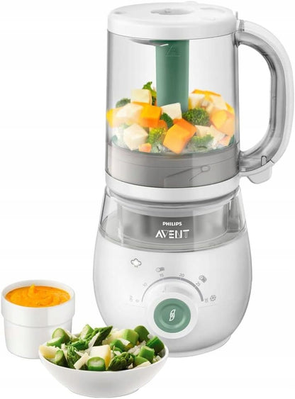 PHILIPS AVENT SCF885/01 4-in-1 Dampfgarer Mixer Flaschenwärmer Auftaufunktion 1000ml