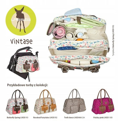 LÄSSIG Vintage Metro Bag Wickeltasche + Zubehör