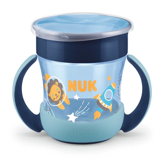 NUK Mini Magic Cup lekvrije beker die oplicht in het donker 360° 160 ml 6 maanden+