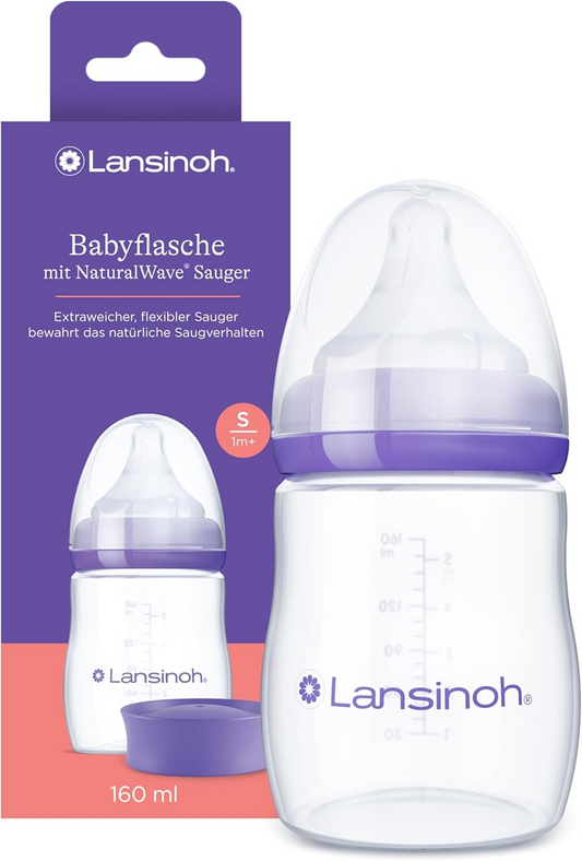 LANSINOH Flasche 160 ml Sauger S