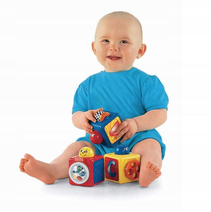 FISHER-PRICE DHW15 Interaktive Tierbausteine 6M+
