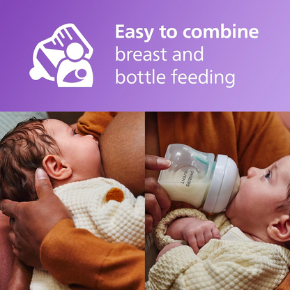 PHILIPS AVENT Natural RESPONSE AIRFREE VENT Set 2x 260ml Flasche + Schnuller