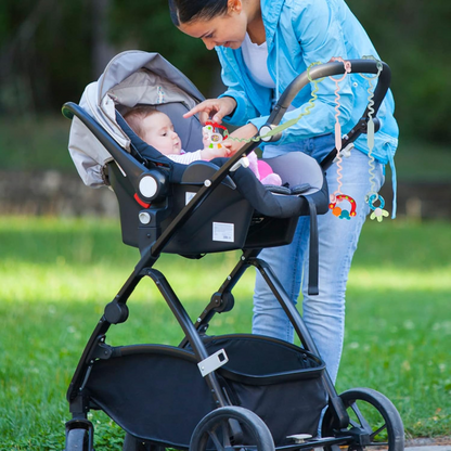 STRAPS FOR BABY Silikon-Schnullerkette, Beißring- und Spielzeugband 30 cm