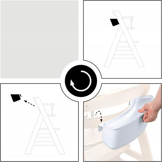HAUCK boîte organisateur pour chaises hautes ALPHA+ et BETA+