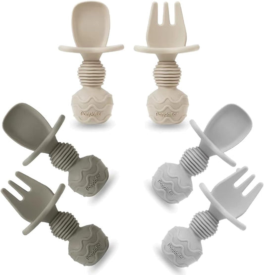 PANDAEAR set de tacâmuri din silicon 4 luni+ x6