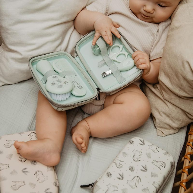 SUAVINEX Babypflegeset 6-teilig + Etui TIGER