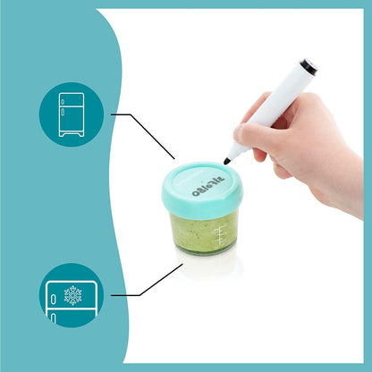BABYMOOV Babybols recipientes de vidrio 4x220 ml para bebés