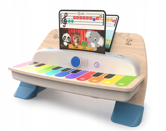 HAPE BABY EINSTEIN pianoforte in legno touch + 5 schede musicali