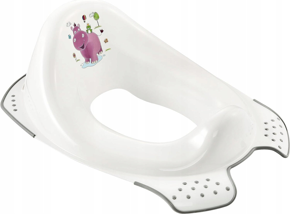 KEEEPER nakładka na sedes HIPPO 18 m+ biała, anatomiczna, BPA free, dla dzieci 18 m+, maks. 25 kg