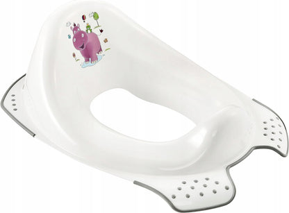 KEEEPER nakładka na sedes HIPPO 18 m+ biała, anatomiczna, BPA free, dla dzieci 18 m+, maks. 25 kg