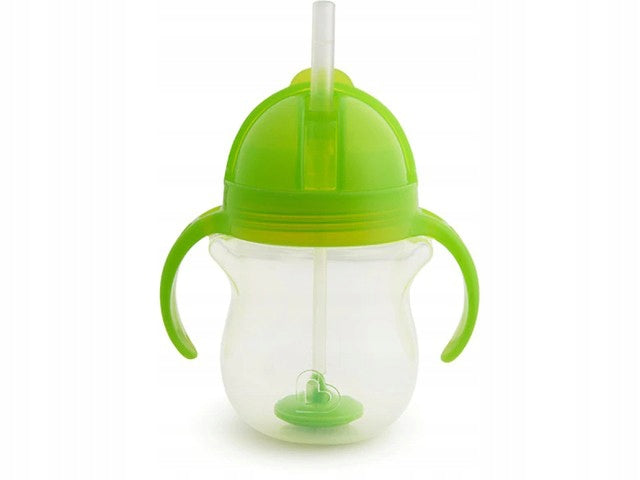 MUNCHKIN Tip&Sip kubek niekapek 6msc+ 207ml obciążona słomka