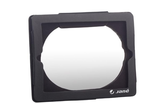 JANE 2in1 Autositzspiegel zur Beobachtung des Kindes und Tablet-Hülle 20x26