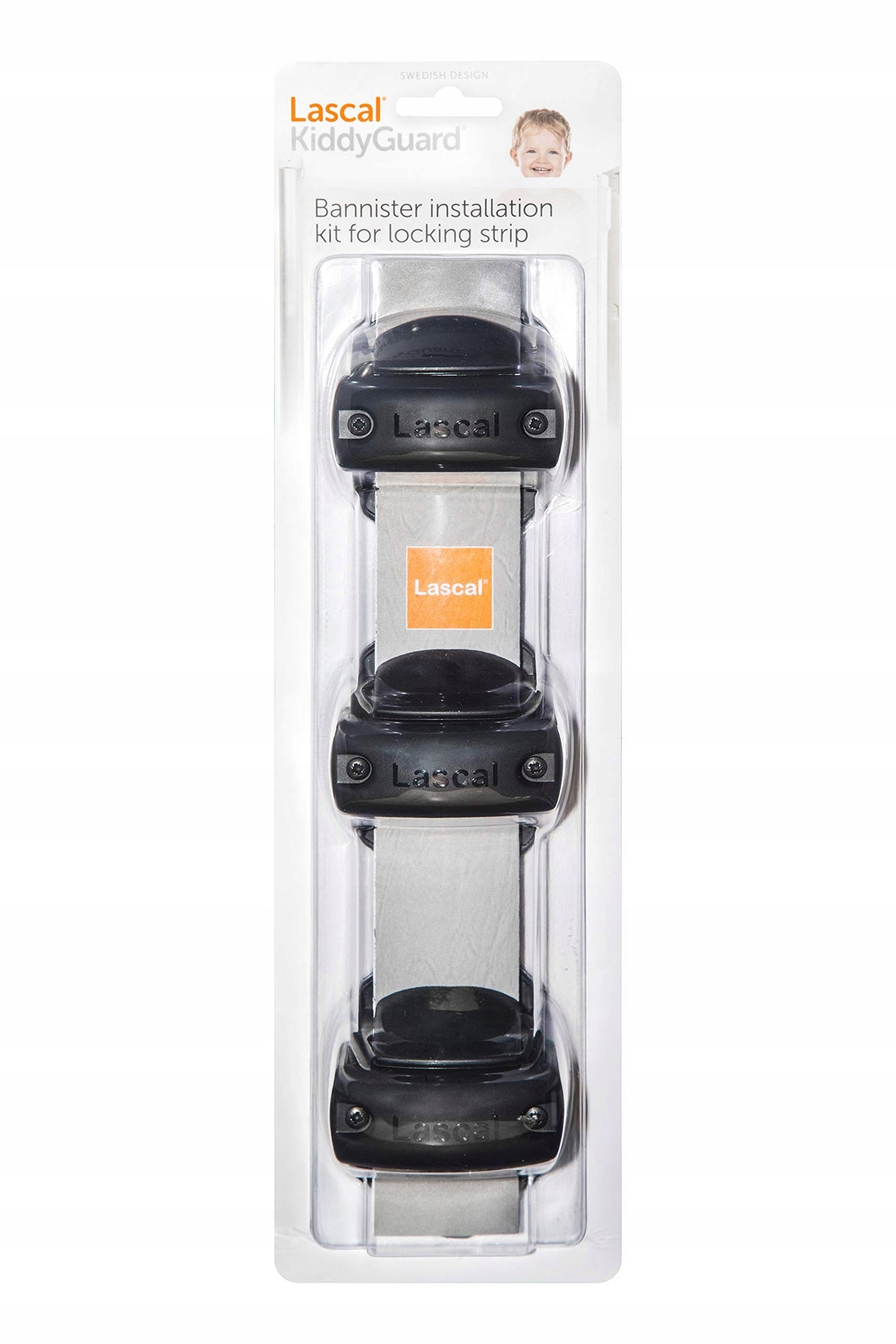LASCAL KiddyGuard Treppenwangen-Befestigungsset für Gurt 14–50 mm