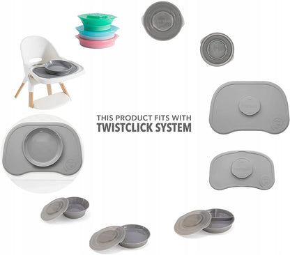 TWISTSHAKE mata CLICK MAT MINI + miseczka 6msc+