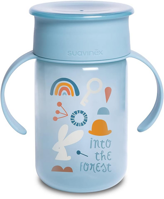 SUAVINEX Tréninkový hrneček KUBEK NIEKAPEK 360° 340 ml