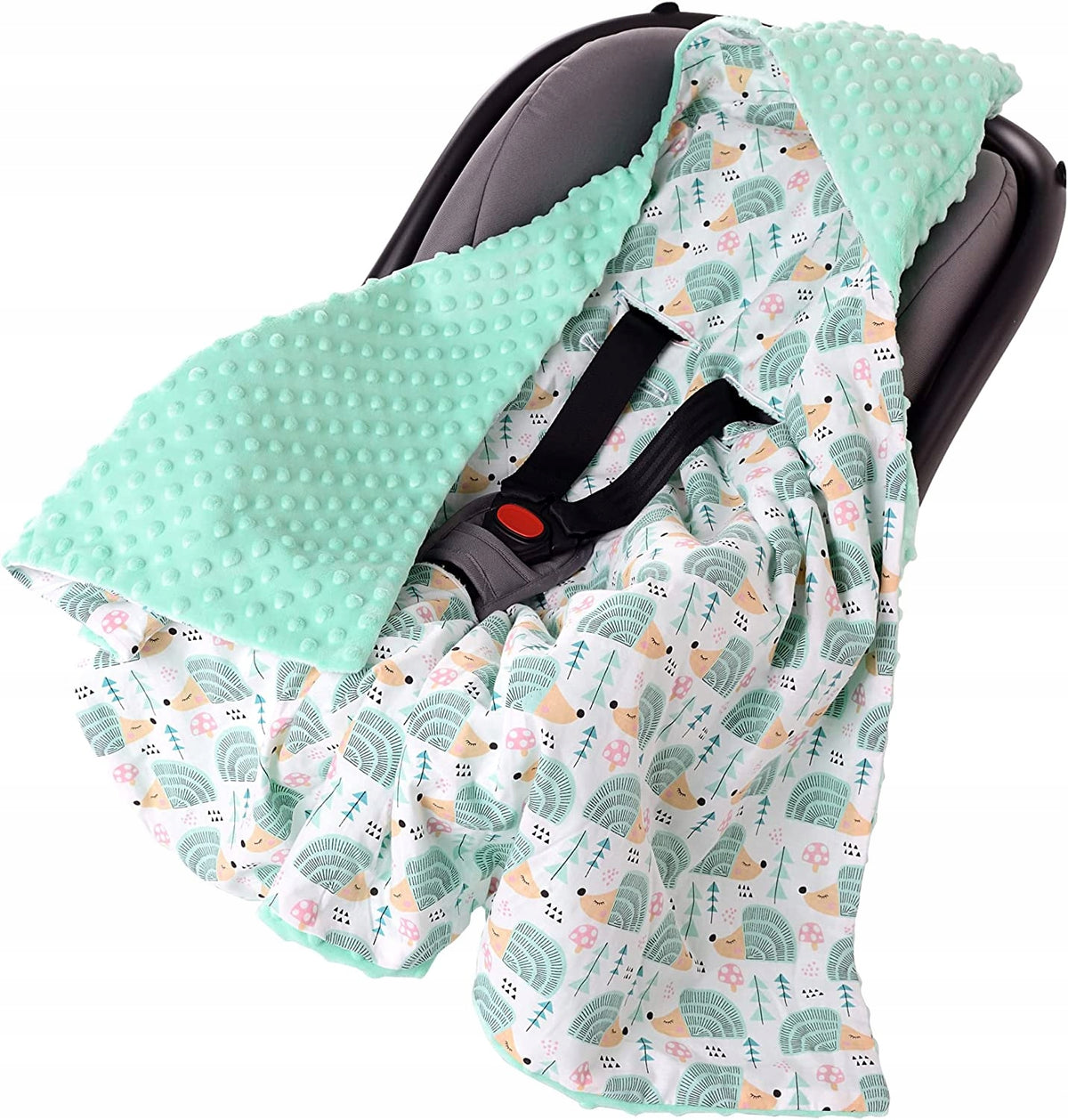 MEDIPARTNERS Fußsack / Decke MINKY für Babyschalen
