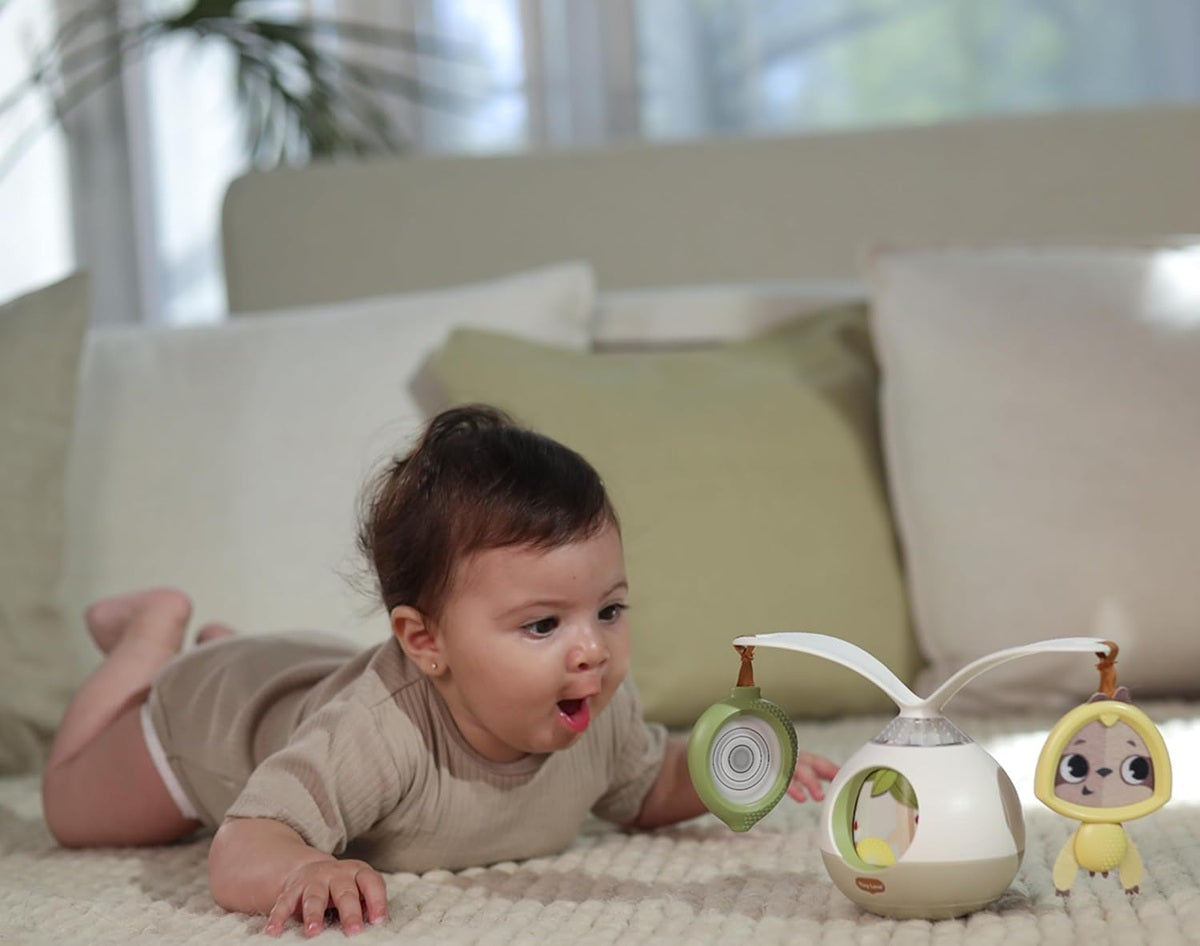 TINY LOVE Bauchzeit 2-in-1 interaktives Mobile und Spielen auf dem Bauch