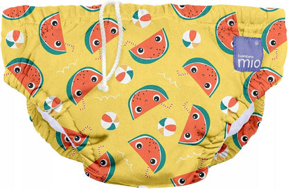 BAMBINO MIO pielucha do pływania arbuzy 6-12 msc. kolorowa pieluszka do pływania z nadrukiem arbuzów