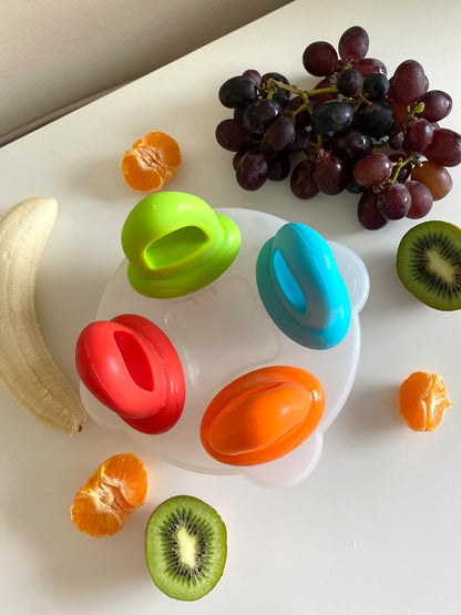NUBY Schnuller-Eisform 4 Stück + Gefrierschale