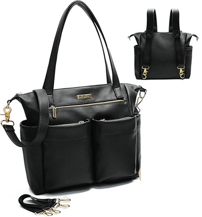 MISS FONG Kinderwagenrucksack mit 4-in-1 Zubehör