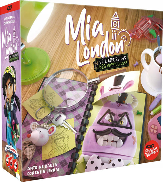SCORPION MASQUE stolová hra pre 4 osoby MIA LONDON francúzska verzia