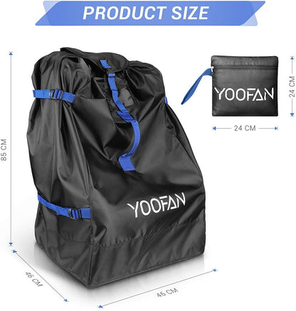 YOOFAN Flugzeug-Transporttasche für Kinderwagen/Autositz 85x45x45 RUCKSACK