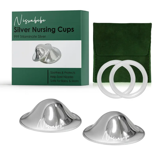 silver nipple shields x2 purity 999