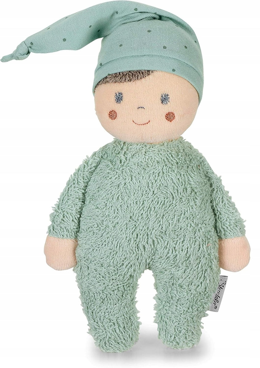 STERNTALER Baumwoll-Schlenkerpuppe mit Rassel 22 cm „N