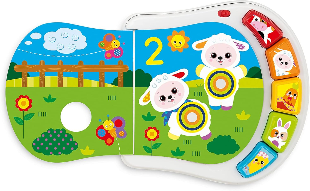 CHICCO Counting Farm elektronisches Lernbuch 19 x 19,5 cm