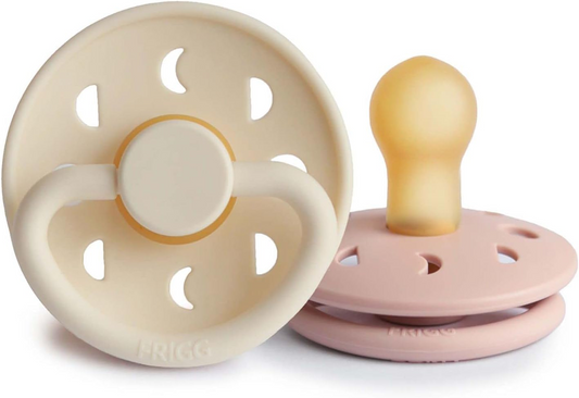 FRIGG Moon Phase2 rubber teats, roundage 0-6 monthsmulticolouredGood, new condition, replacement packaging