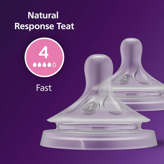 PHILIPS AVENT Natural RESPONSE Flaschensauger 3 Monate+ x2 – Produktbild 2