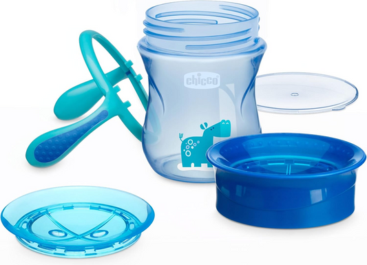 CHICCO Perfect Cup cană anti-picurare cu gură 360 de grade 200 ml 12 luni+
