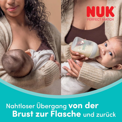 NUK Perfect Match butelki antykolkowe 150/260 ml 3m+ – nowy – zdjęcie 4