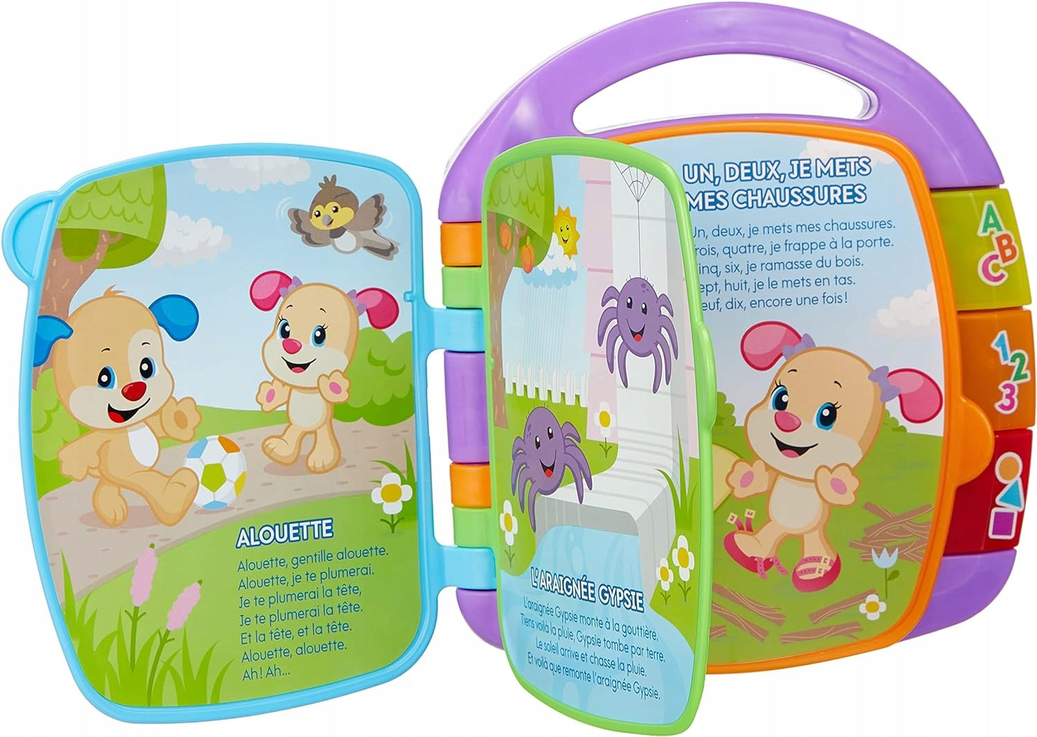 FISHER-PRICE CDH49 electronic educational book in Italian