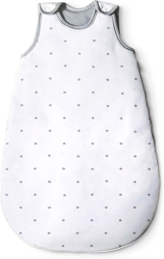 EHRENKIND śpiworek do spania 86/92 całoroczny 2,5TOG biały w gwiazdki, 100% bawełna, unisex
