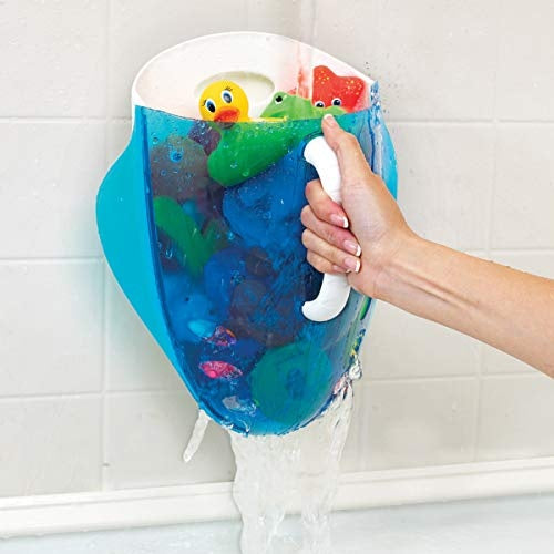 Munchkin Bath Toy Scoop Korb für Badespielzeug blau