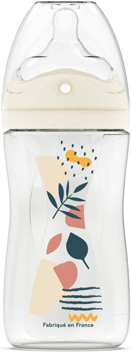 DODIE fľaša 270 ml, cumlík 2, stredný prietok, 3 m+