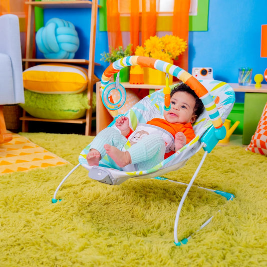 BRIGHT STARTS Rainforest Babyschaukel mit Vibrationen und Melodie – Produktfoto 2