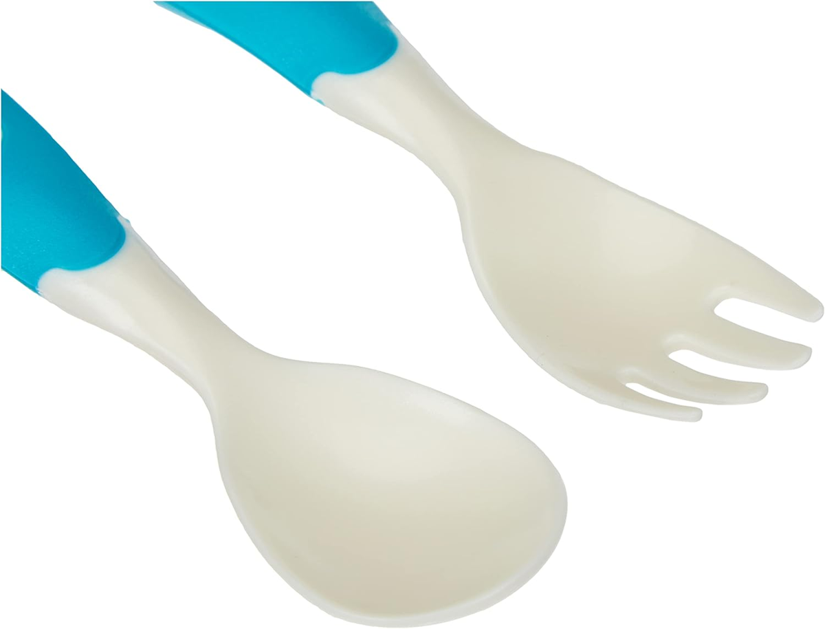 NUK Easy Learning Mini Besteck Löffel Gabel 12 cm 8 m+