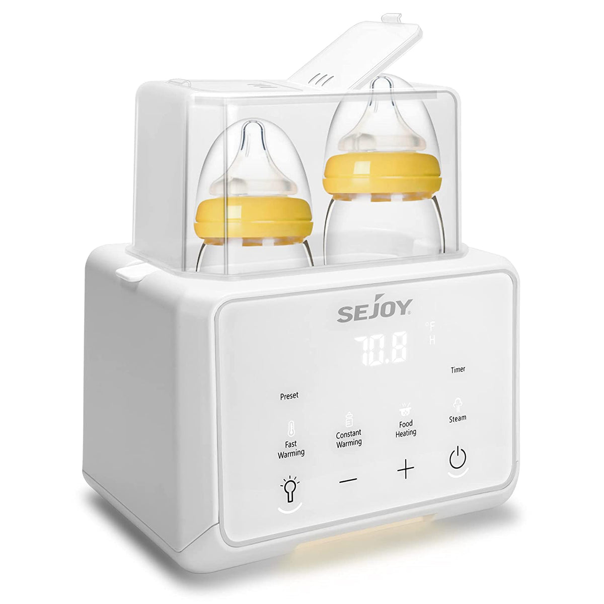 SEJOY Doppel-Flaschenwärmer Sterilisator 6-in-1