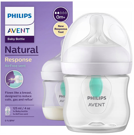 PHILIPS AVENT Natural RESPONSE fľaša 125 ml 0 mes.+ AIRFREE VENT