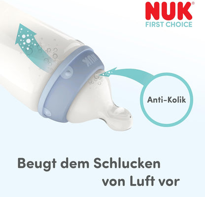 NUK First Choice bottle nipples from 6 months, Flow Control, 2 pcs.