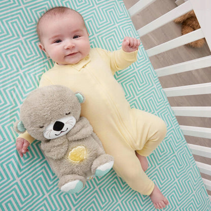 FISHER-PRICE Schlafende OTTER mit sich bewegendem Bauch, Geräuschen und Licht
