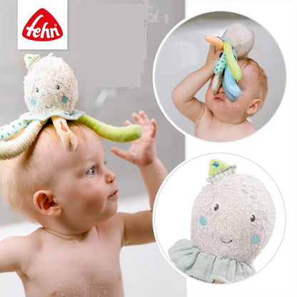 FEHN Plüsch-Badespielzeug Oktopus 17 cm 0+