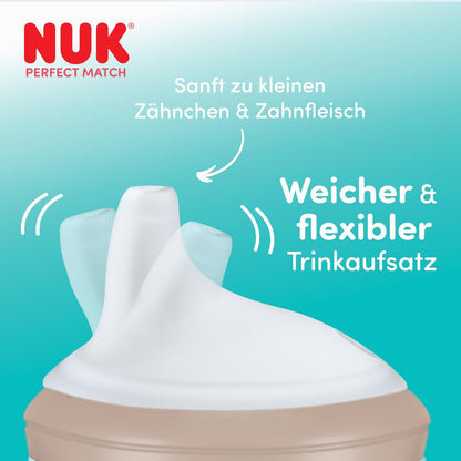 NUK Perfect Match Trinklernbecher 150ml 6m+ LEUCHTET IM DUNKELN