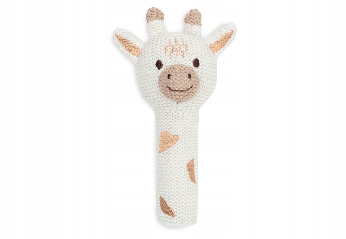 JOLLEIN Baby-Rassel 20cm Giraffe