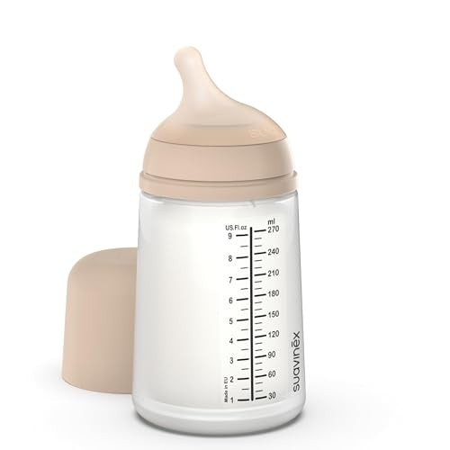Suavinex Zero Zero anti-colic bottle 270 ml 3m+ medium flow (M)