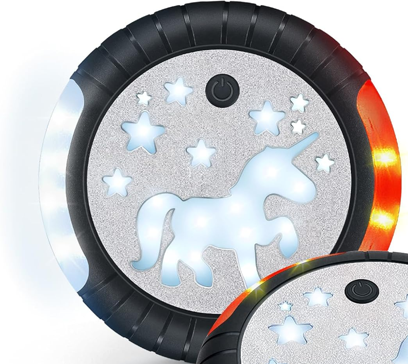 DUSOR wasserdichtes Kinderwagenlicht 7,8 cm EINHORN 1 Stück