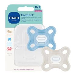 MAM Comfort Beruhigungsschnuller für Neugeborene 0-3m x2