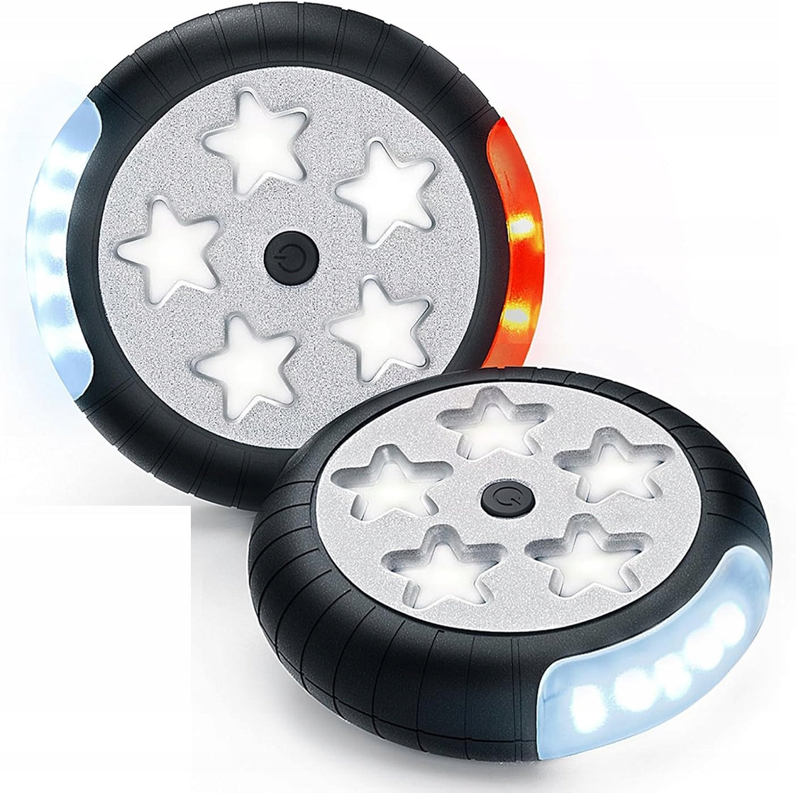 AMTEKER Wasserdichte Kinderwagenlichter 8 cm 2 Stück
